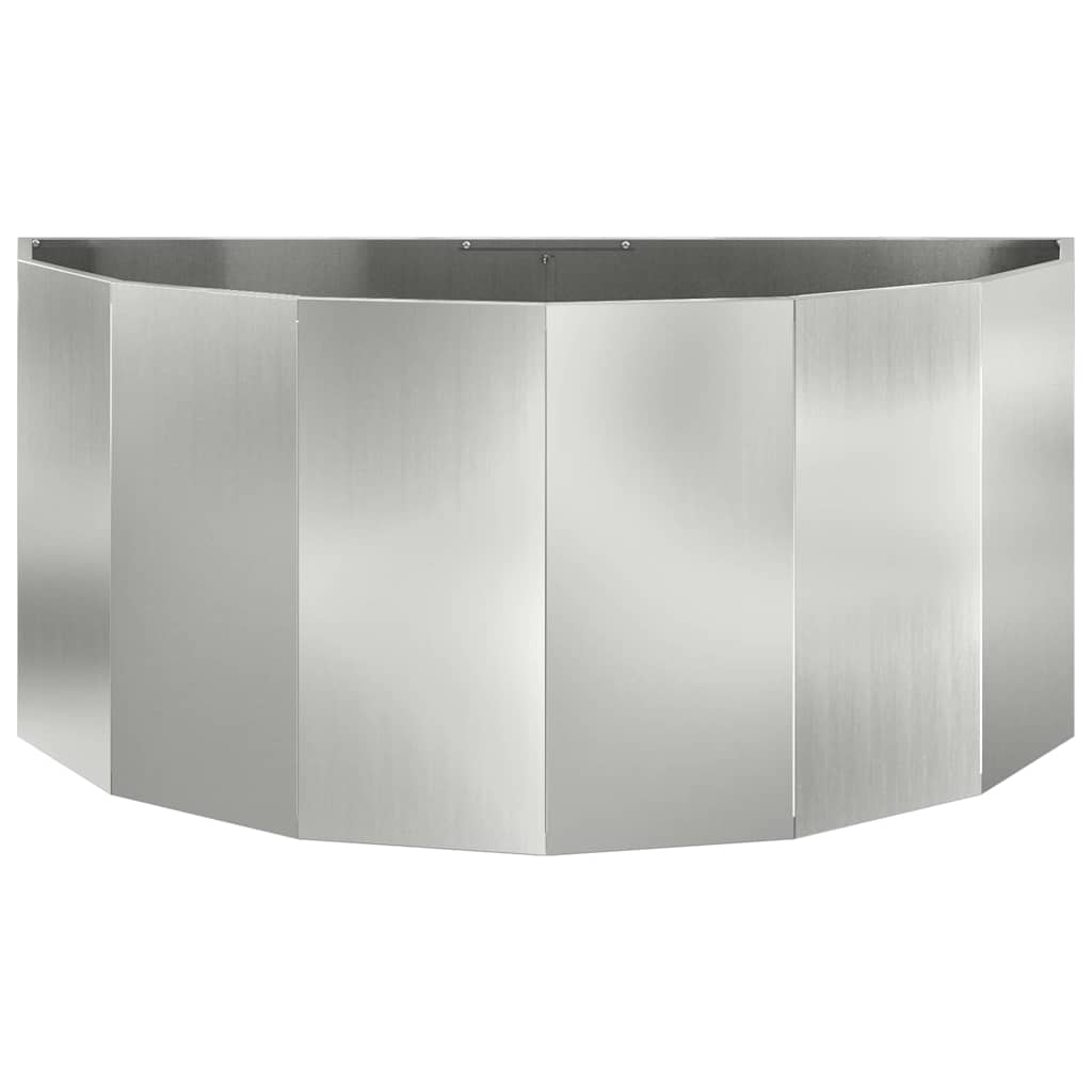 Lovelis Sidabro 120 x 60 x 50 cm Cinkuota plienas