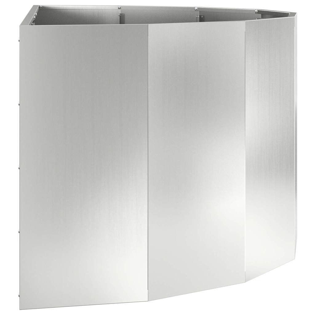 Lovelis Sidabro 120 x 60 x 50 cm Cinkuota plienas