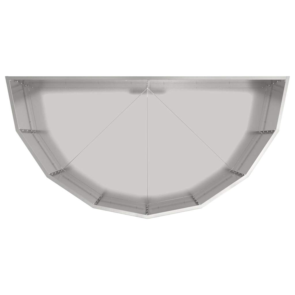 Lovelis Sidabro 120 x 60 x 50 cm Cinkuota plienas