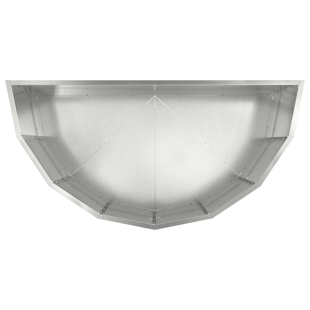 Lovelis Sidabro 90 x 45 x 50 cm Cinkuota plienas