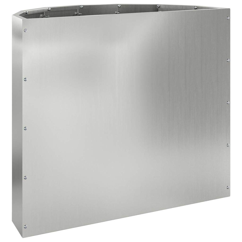 Lovelis Sidabro 60 x 30 x 50 cm Cinkuota plienas