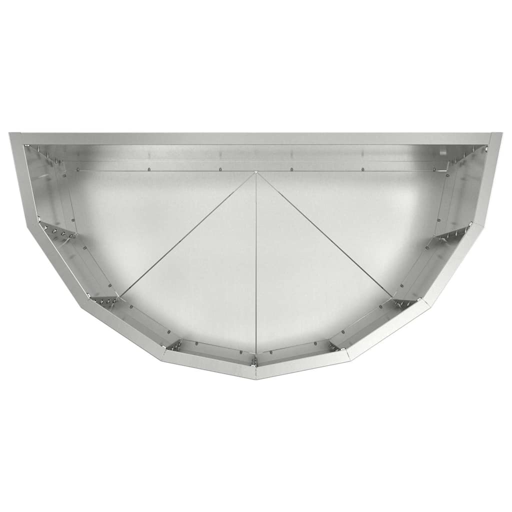 Lovelis Sidabro 60 x 30 x 50 cm Cinkuota plienas