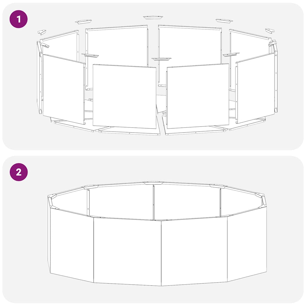 Lovelis Juoda 120 x 120 x 35 cm Plienas