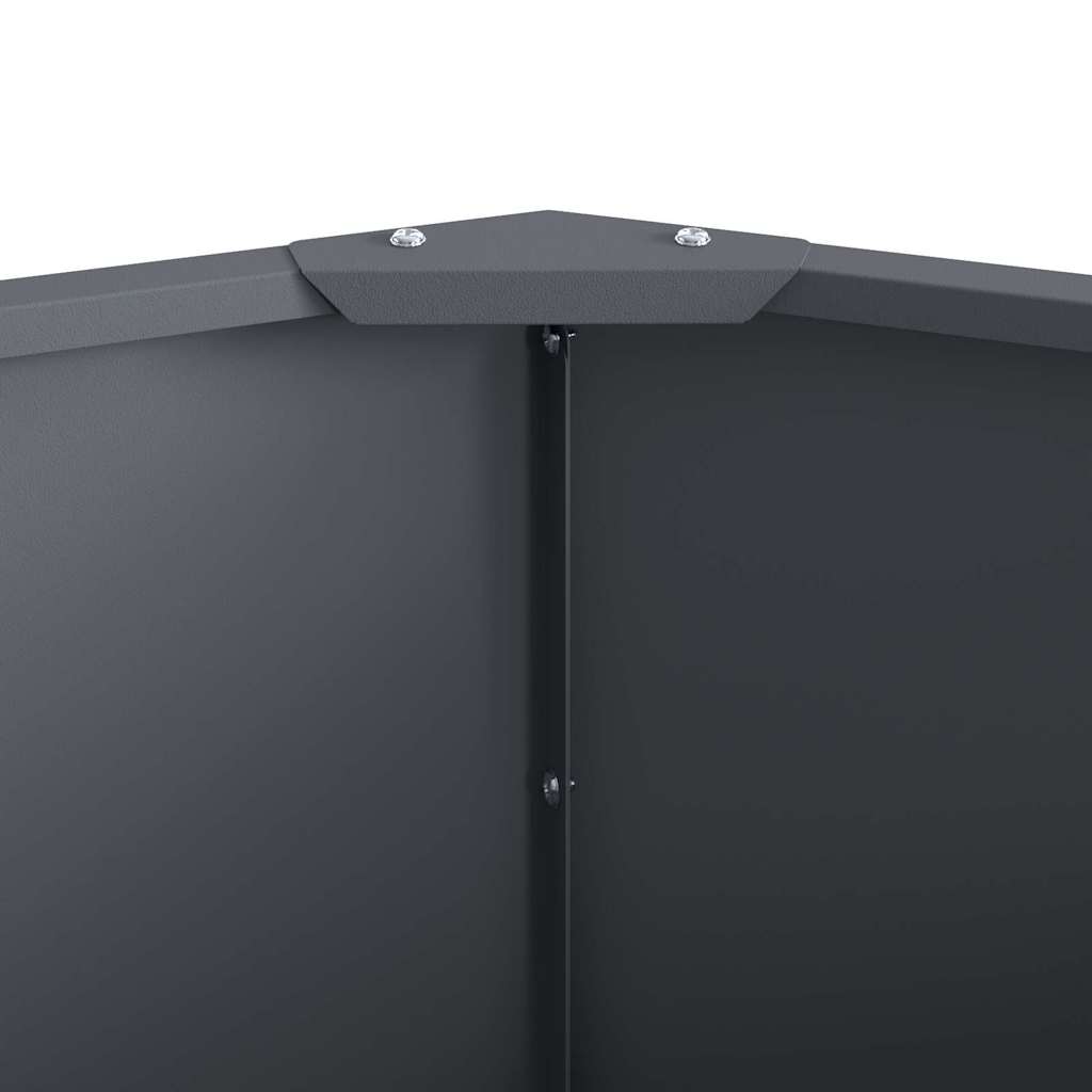 Lovelis Antracitas 120 x 120 x 35 cm Plienas