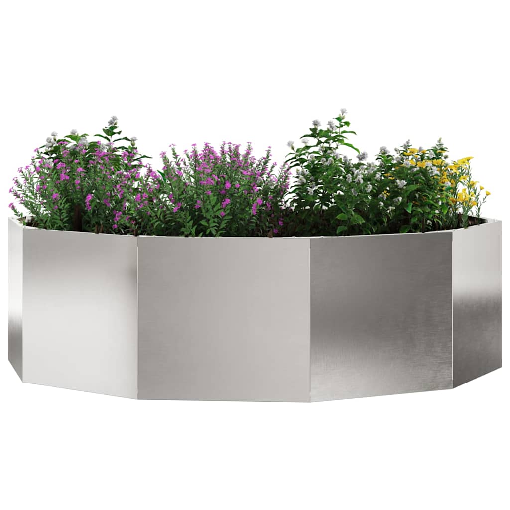 Lovelis Sidabro 120 x 120 x 35 cm Nerūdijantis Plienas