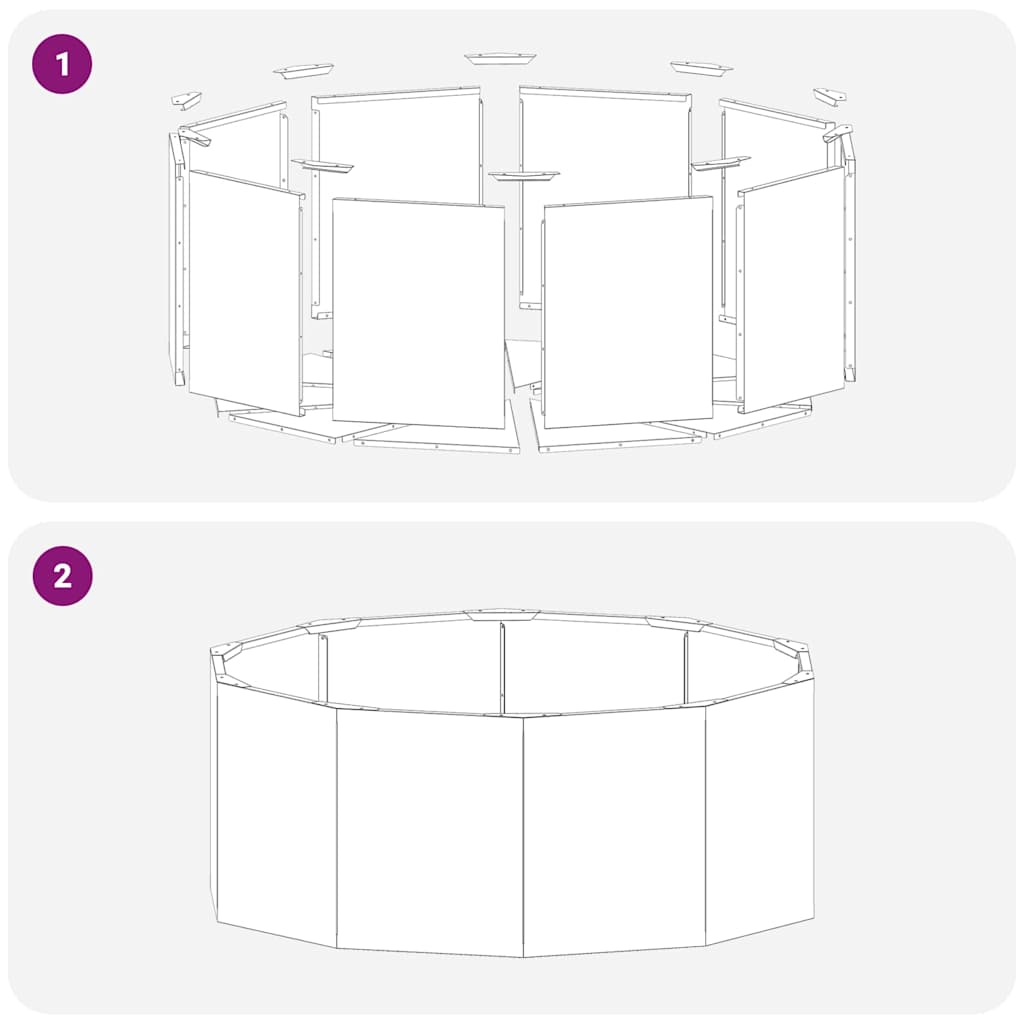 Lovelis Alyvuogių žalia 90 x 90 x 35 cm Plienas
