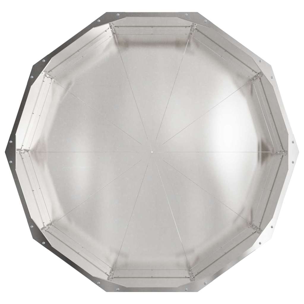 Lovelis Sidabro 90 x 90 x 35 cm Nerūdijantis Plienas