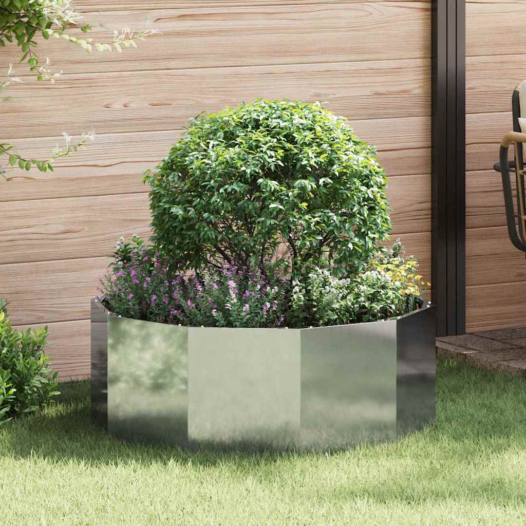 Lovelis Sidabro 90 x 90 x 35 cm Cinkuota plienas