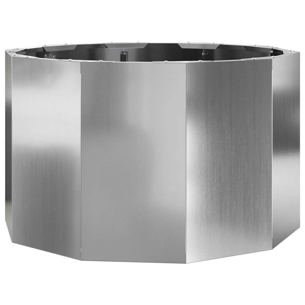 Lovelis Sidabro 60 x 60 x 35 cm Cinkuota plienas