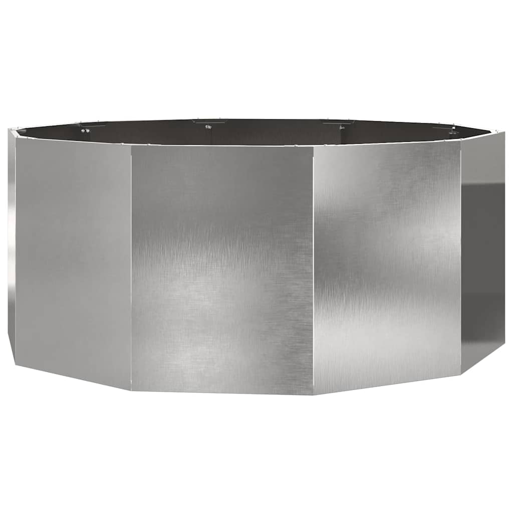 Lovelis Sidabro 120 x 120 x 50 cm Nerūdijantis Plienas