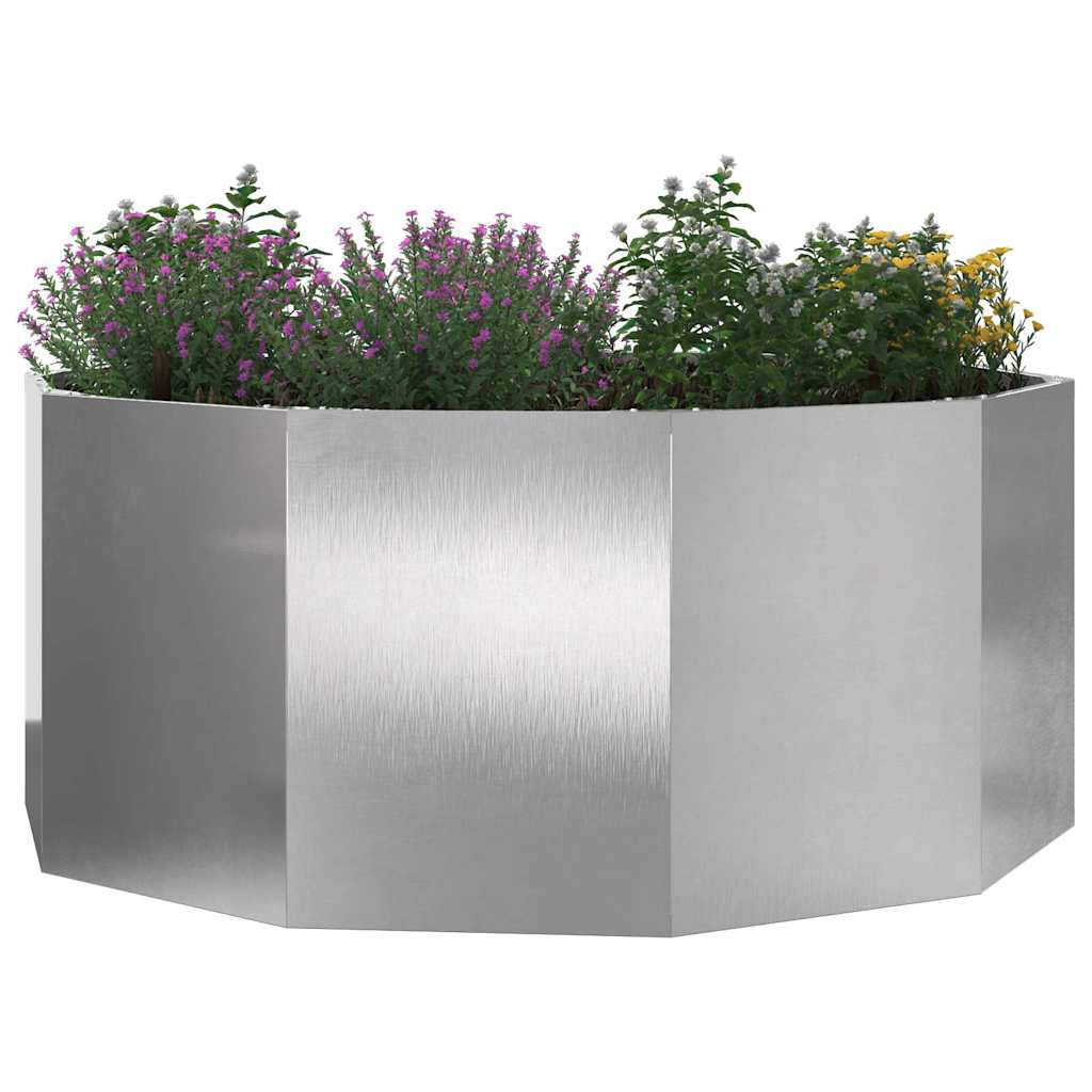 Lovelis Sidabro 120 x 120 x 50 cm Nerūdijantis Plienas