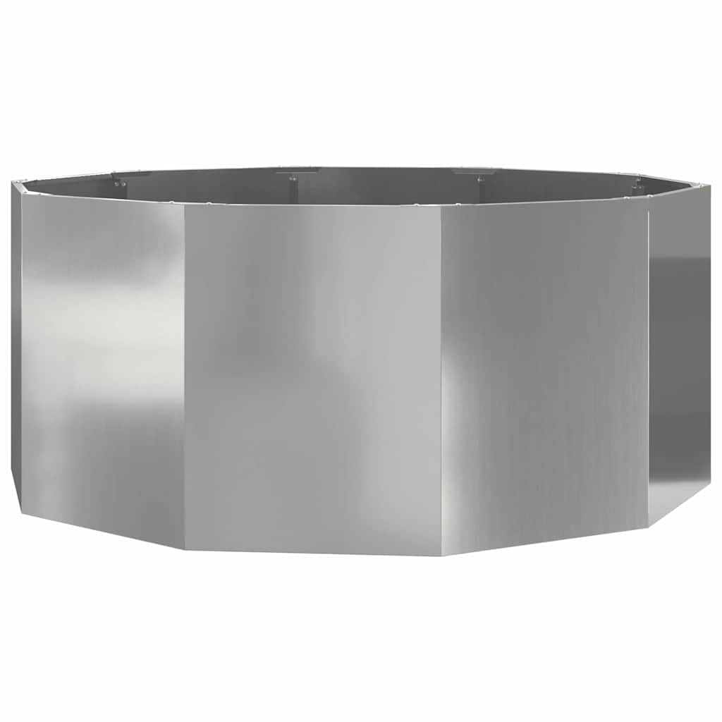 Lovelis Sidabro 120 x 120 x 50 cm Cinkuota plienas