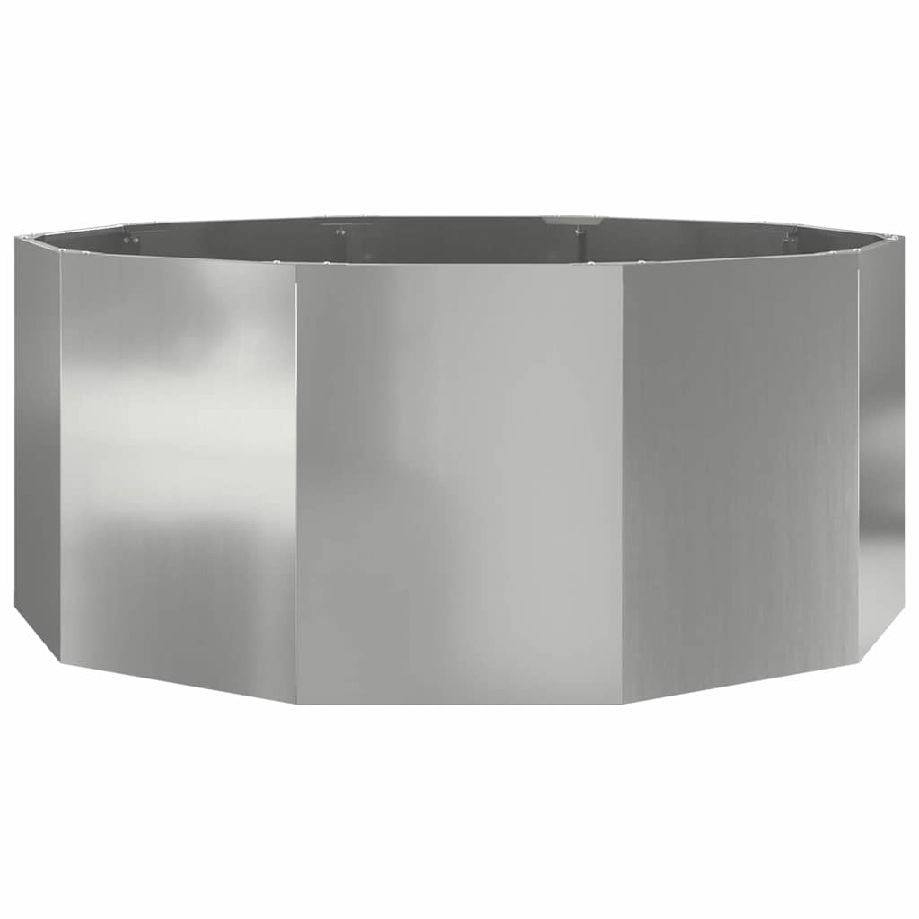 Lovelis Sidabro 120 x 120 x 50 cm Cinkuota plienas