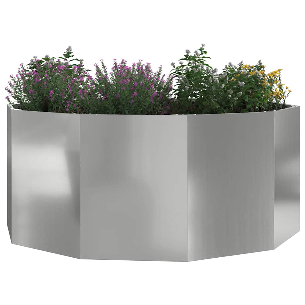 Lovelis Sidabro 120 x 120 x 50 cm Cinkuota plienas