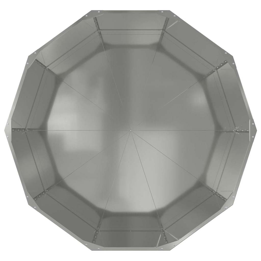 Lovelis Sidabro 120 x 120 x 50 cm Cinkuota plienas