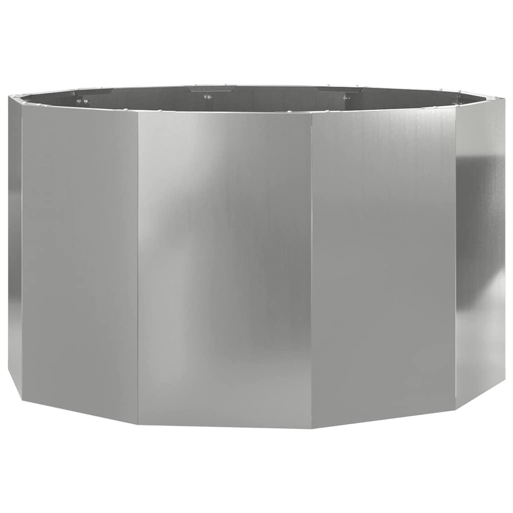 Lovelis Sidabro 90 x 90 x 50 cm Cinkuota plienas