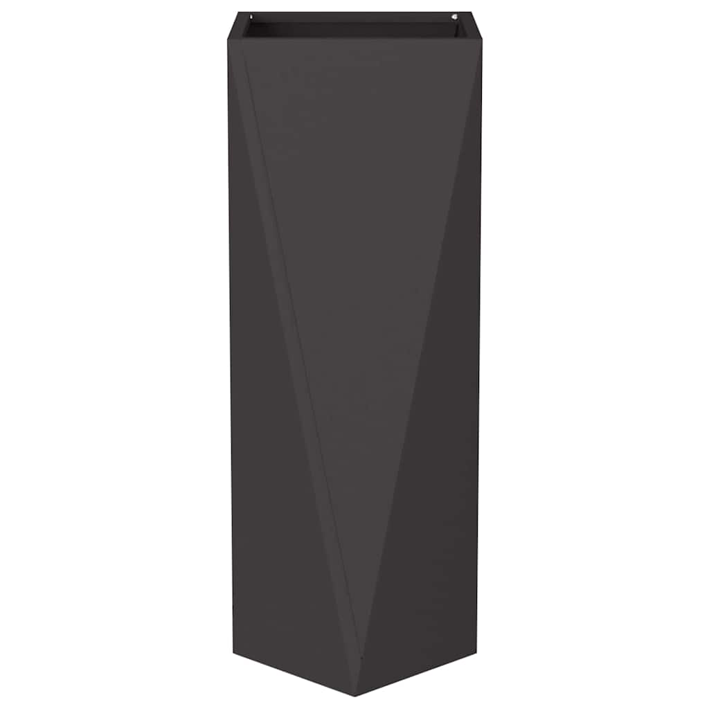 Lovelis 2 pcs Juoda 30 x 30 x 75 cm Plienas