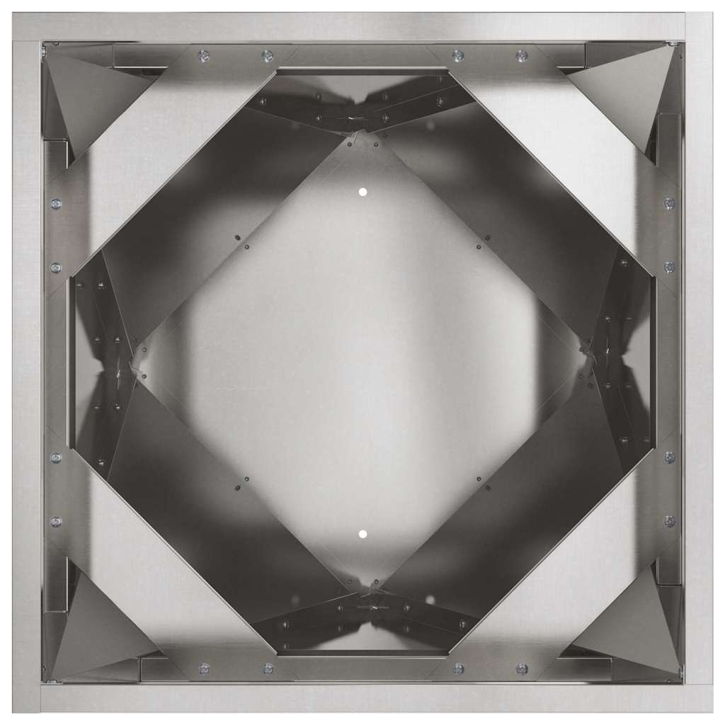 Lovelis 2 pcs Sidabro 40 x 40 x 75 cm Nerūdijantis Plienas