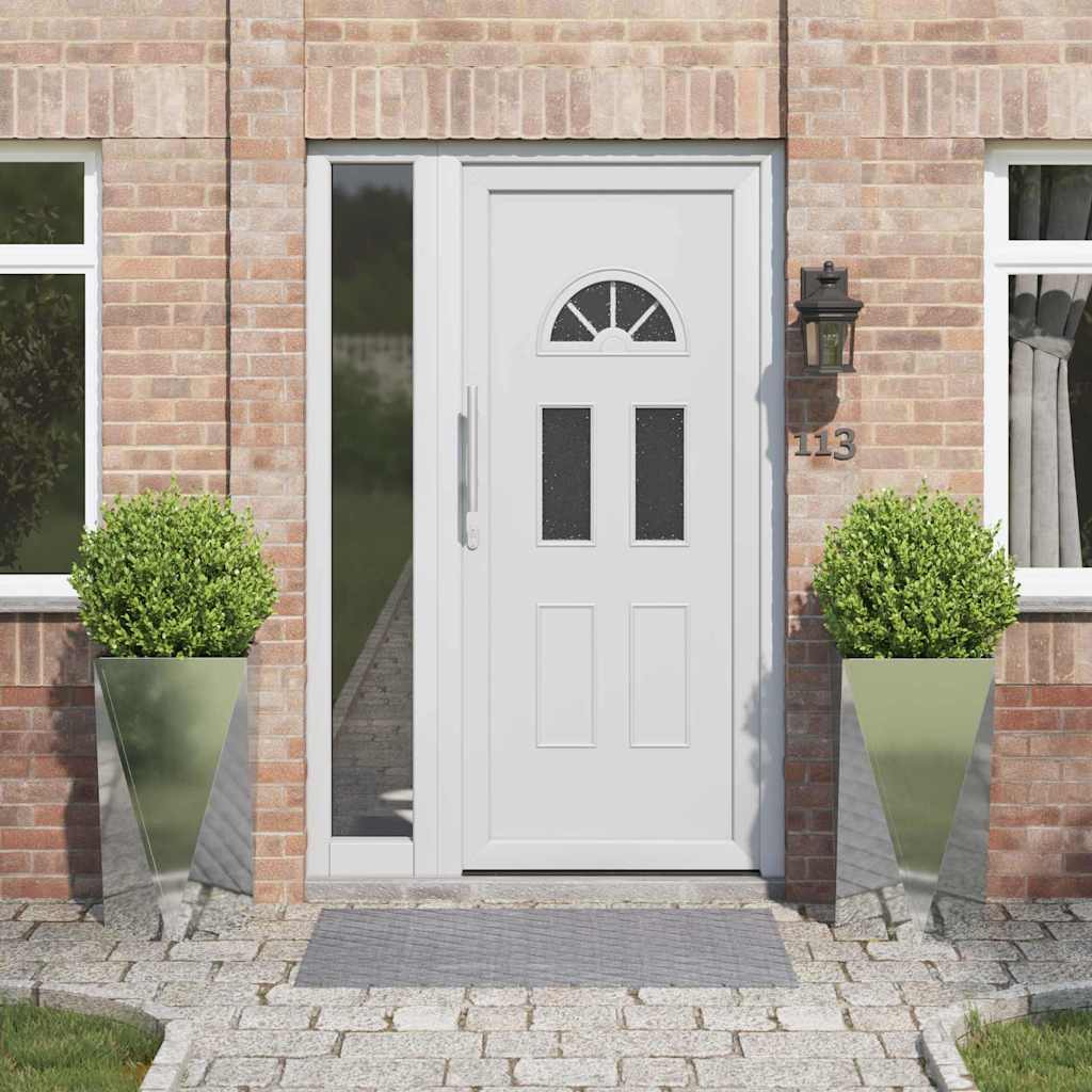 Lovelis 2 pcs Sidabro 40 x 40 x 75 cm Cinkuota plienas