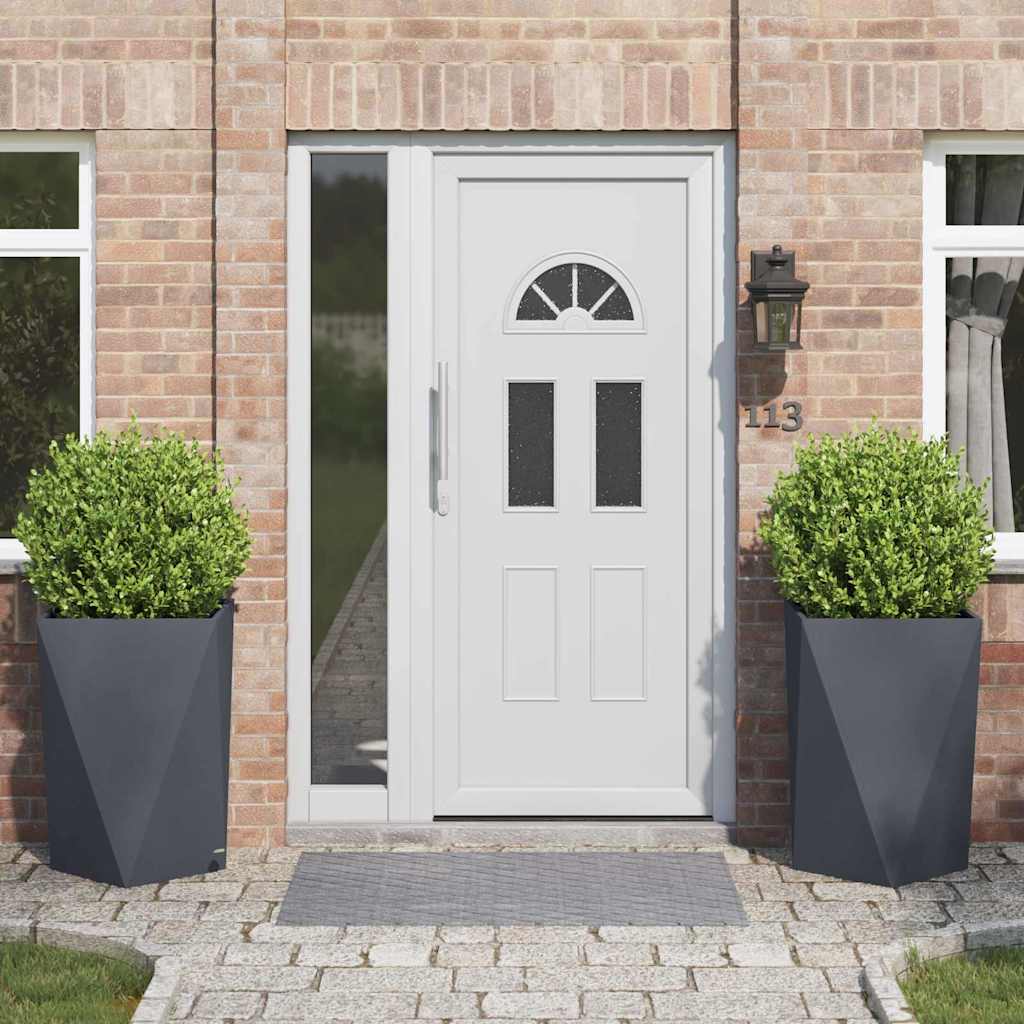 Lovelis 2 pcs Antracitas 50 x 50 x 75 cm Plienas