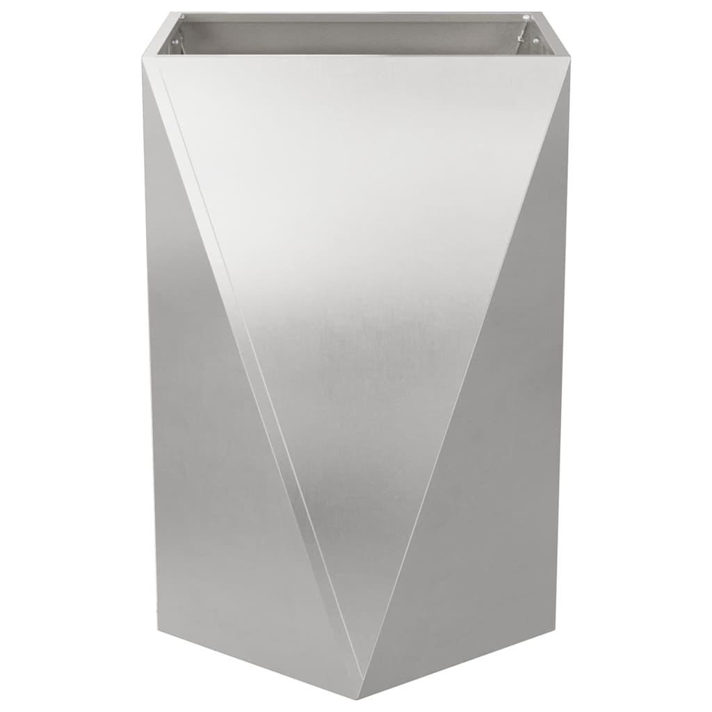 Lovelis 2 pcs Sidabro 50 x 50 x 75 cm Nerūdijantis Plienas