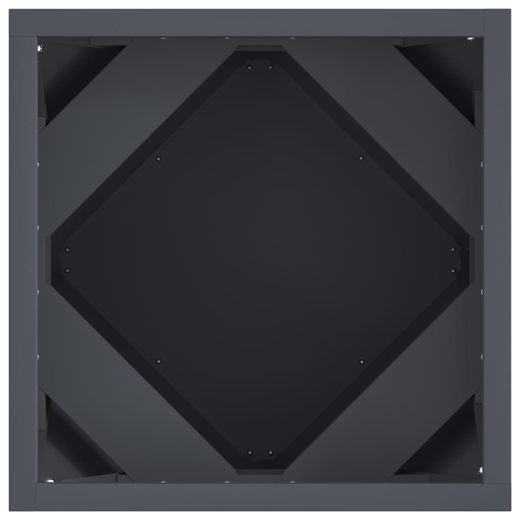 Lovelis 2 pcs Antracitas 30 x 30 x 30 cm Plienas