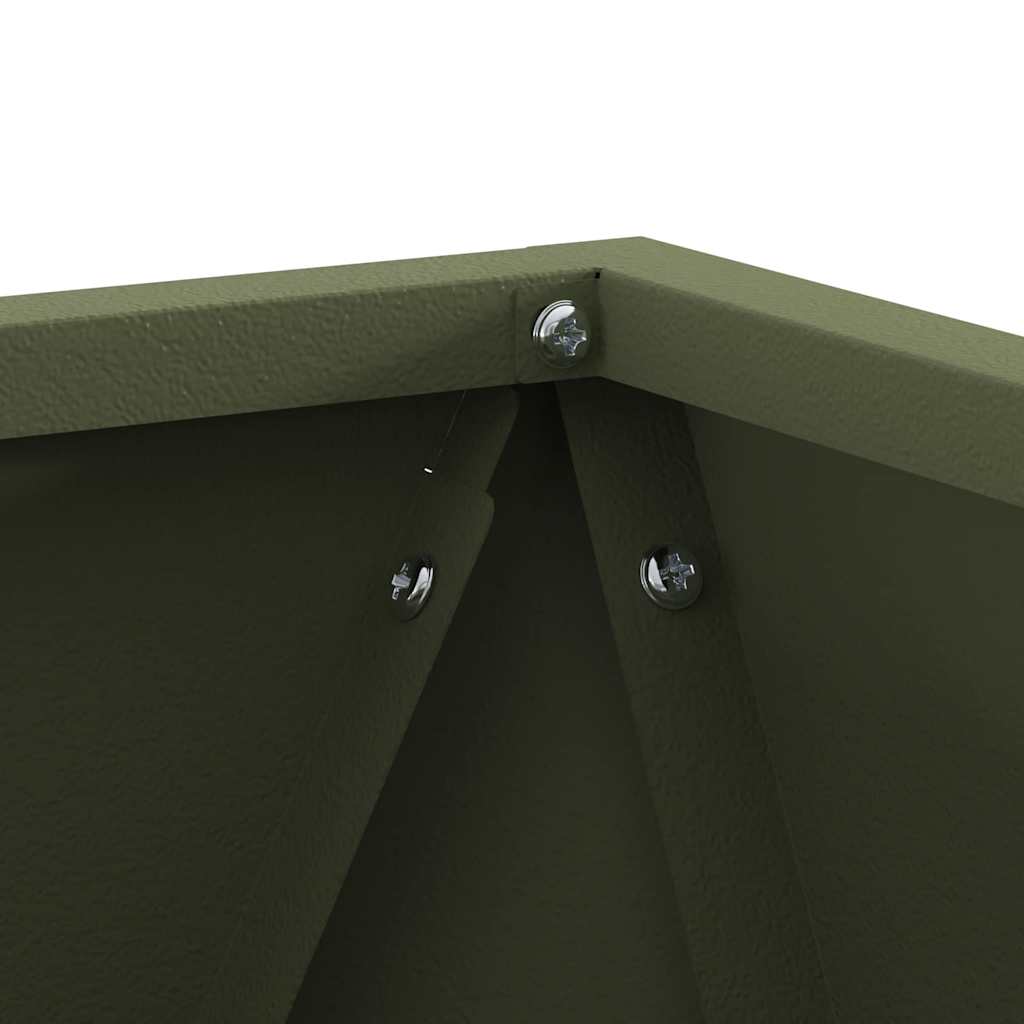 Lovelis 2 pcs Alyvuogių žalia 30 x 30 x 30 cm Plienas