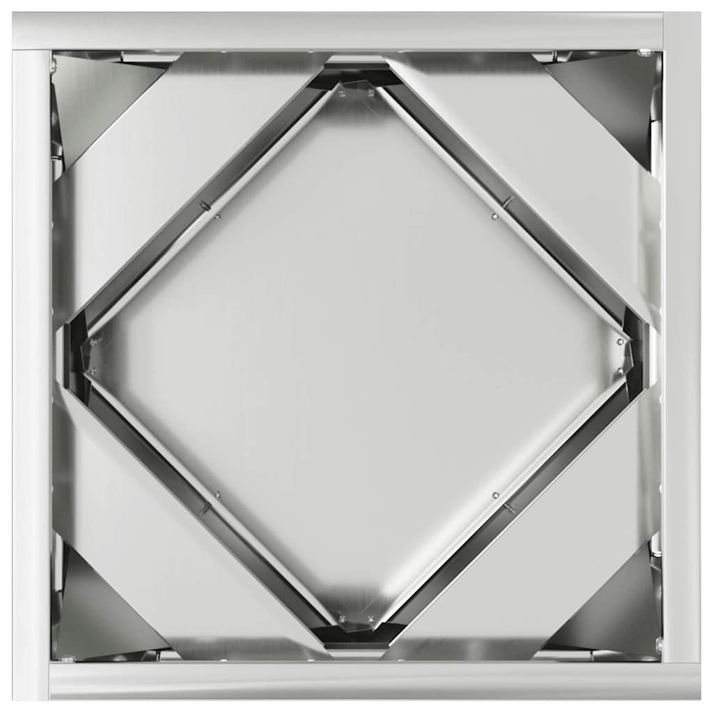Lovelis 2 pcs Sidabro 30 x 30 x 30 cm Cinkuota plienas
