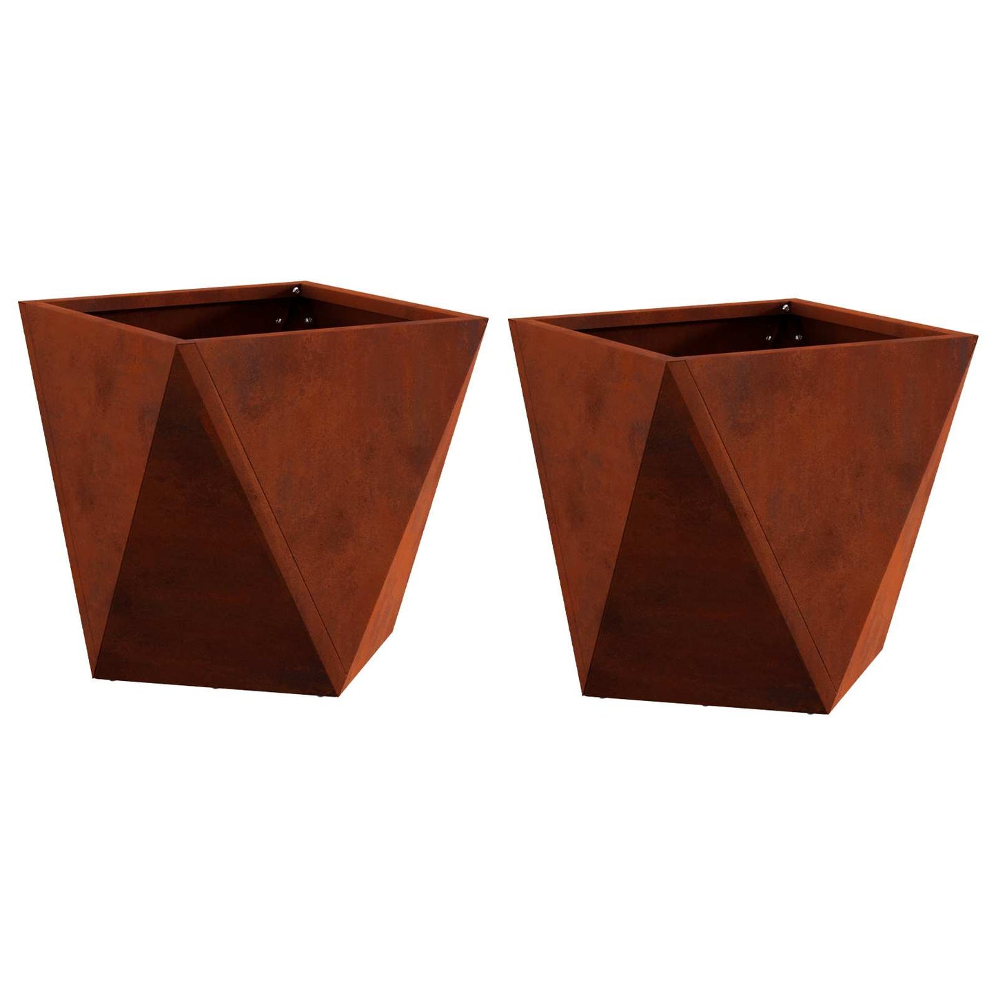 Lovelis 2 pcs Rūdijanti 30 x 30 x 30 cm