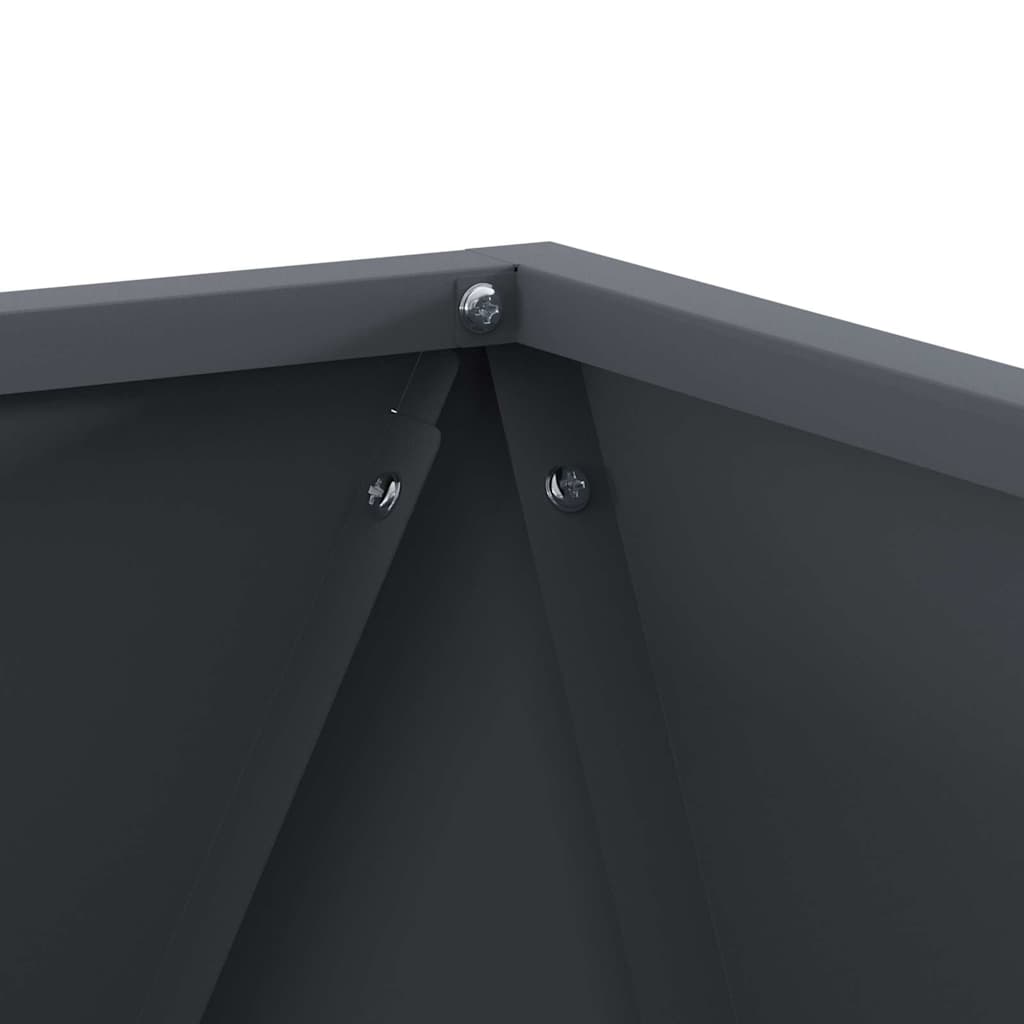 Lovelis Antracitas 40 x 40 x 40 cm Plienas