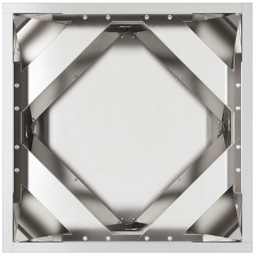Lovelis 2 pcs Sidabro 40 x 40 x 40 cm Nerūdijantis Plienas