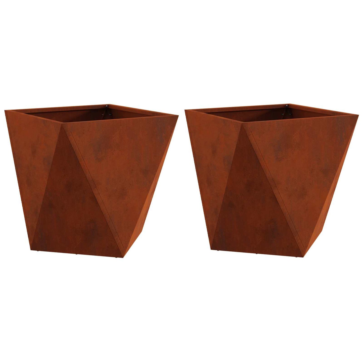 Lovelis 2 pcs Rūdijanti 40 x 40 x 40 cm