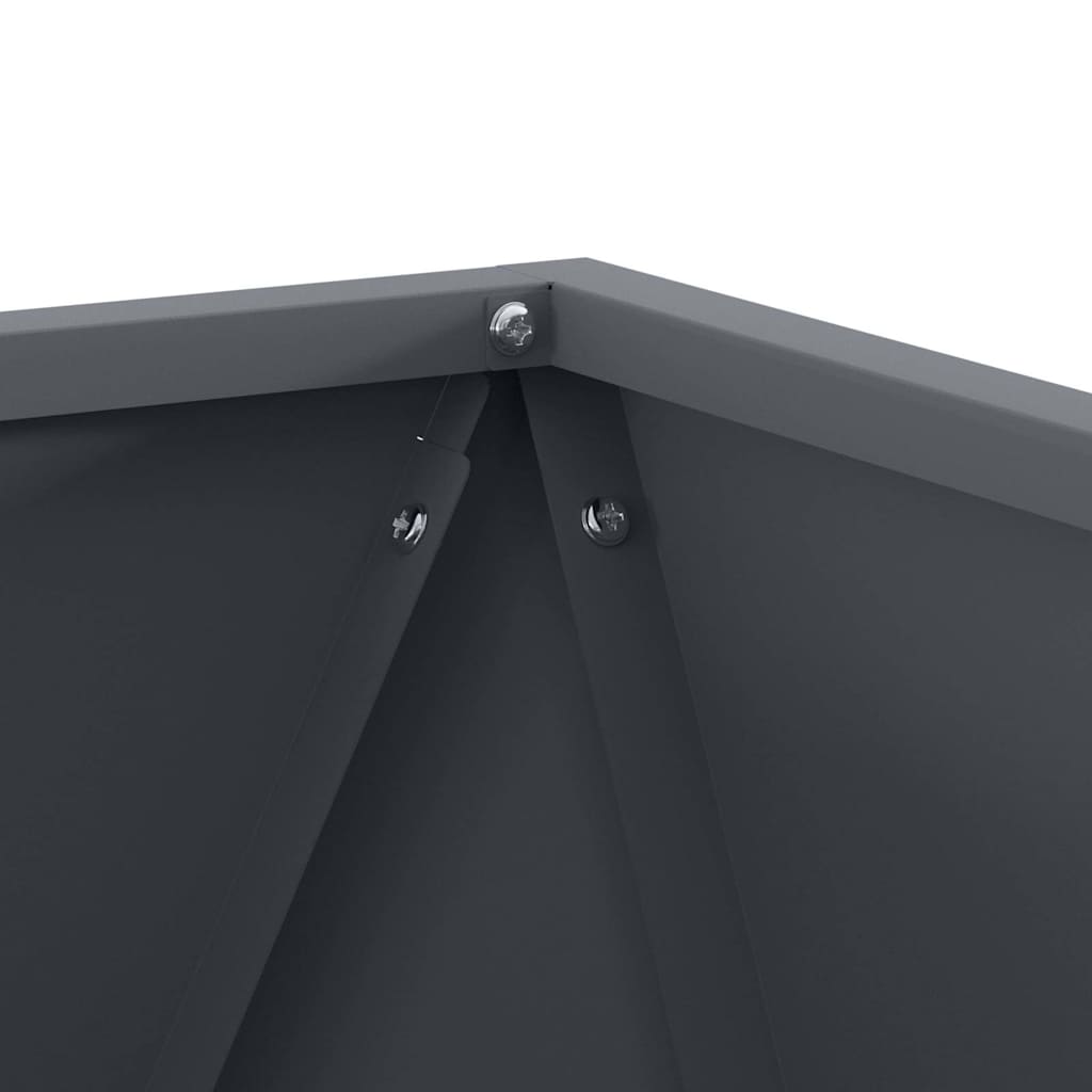 Lovelis Antracitas 50 x 50 x 50 cm Plienas