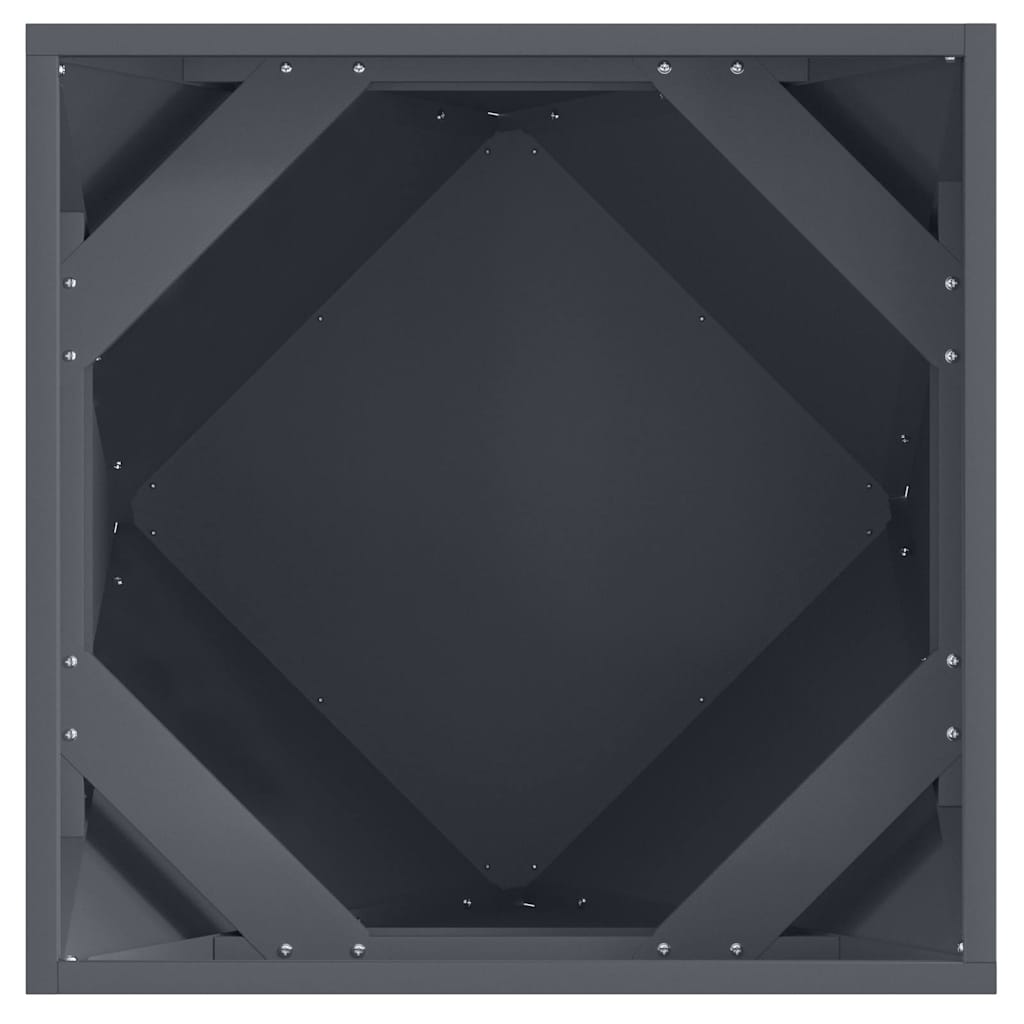 Lovelis 2 pcs Antracitas 50 x 50 x 50 cm Plienas