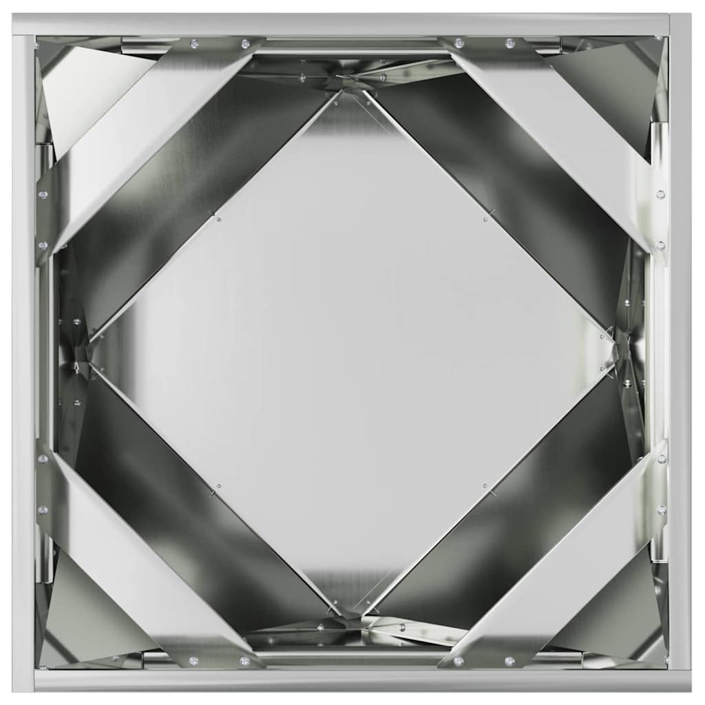 Lovelis 2 pcs Sidabro 50 x 50 x 50 cm Cinkuota plienas