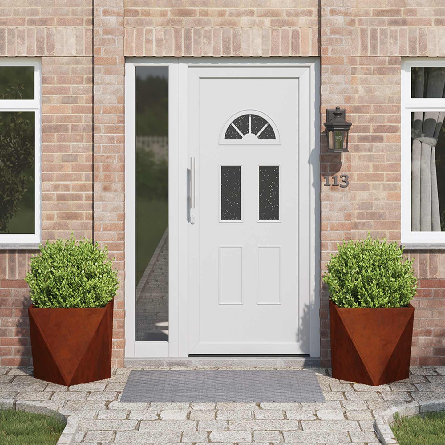 Lovelis 2 pcs Rūdijanti 50 x 50 x 50 cm