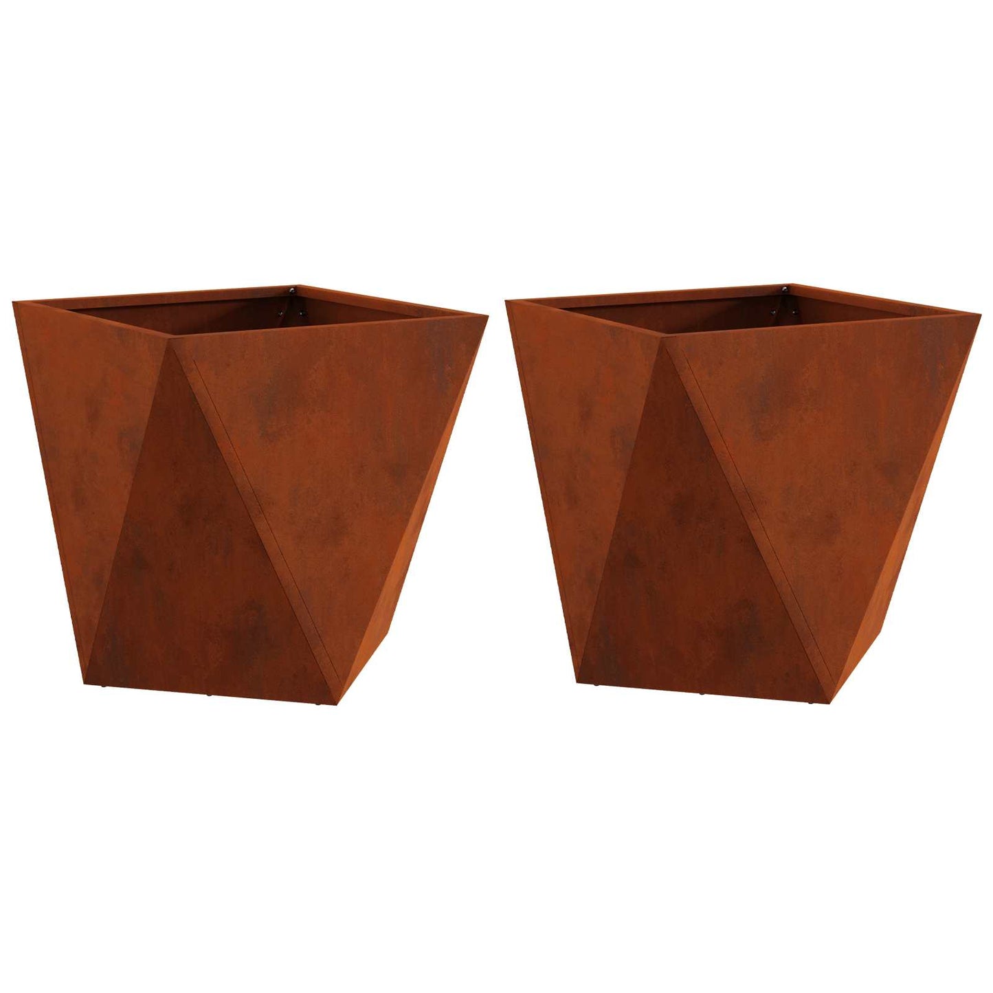 Lovelis 2 pcs Rūdijanti 50 x 50 x 50 cm
