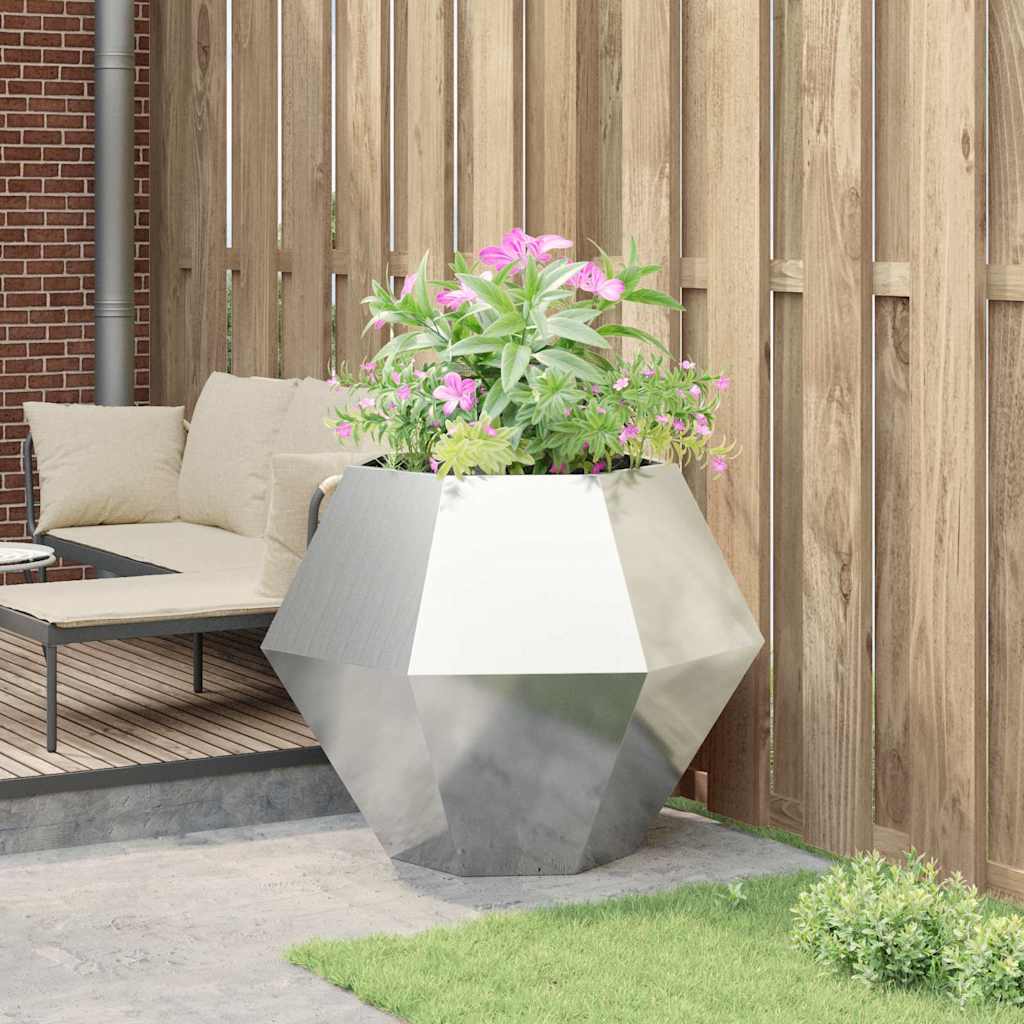 Lovelis Sidabro 100 x 100 x 80 cm Nerūdijantis Plienas