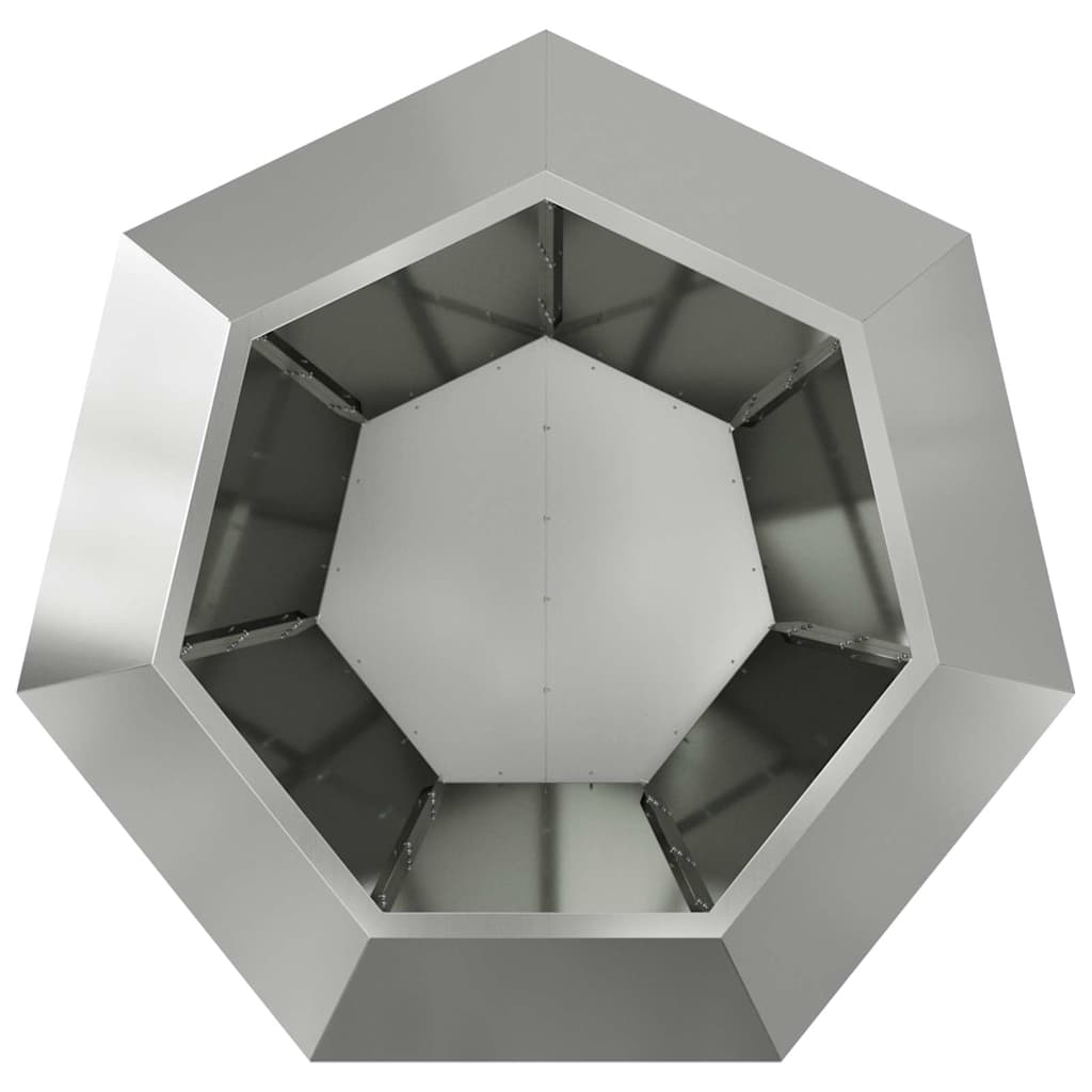 Lovelis Sidabro 100 x 100 x 80 cm Cinkuota plienas