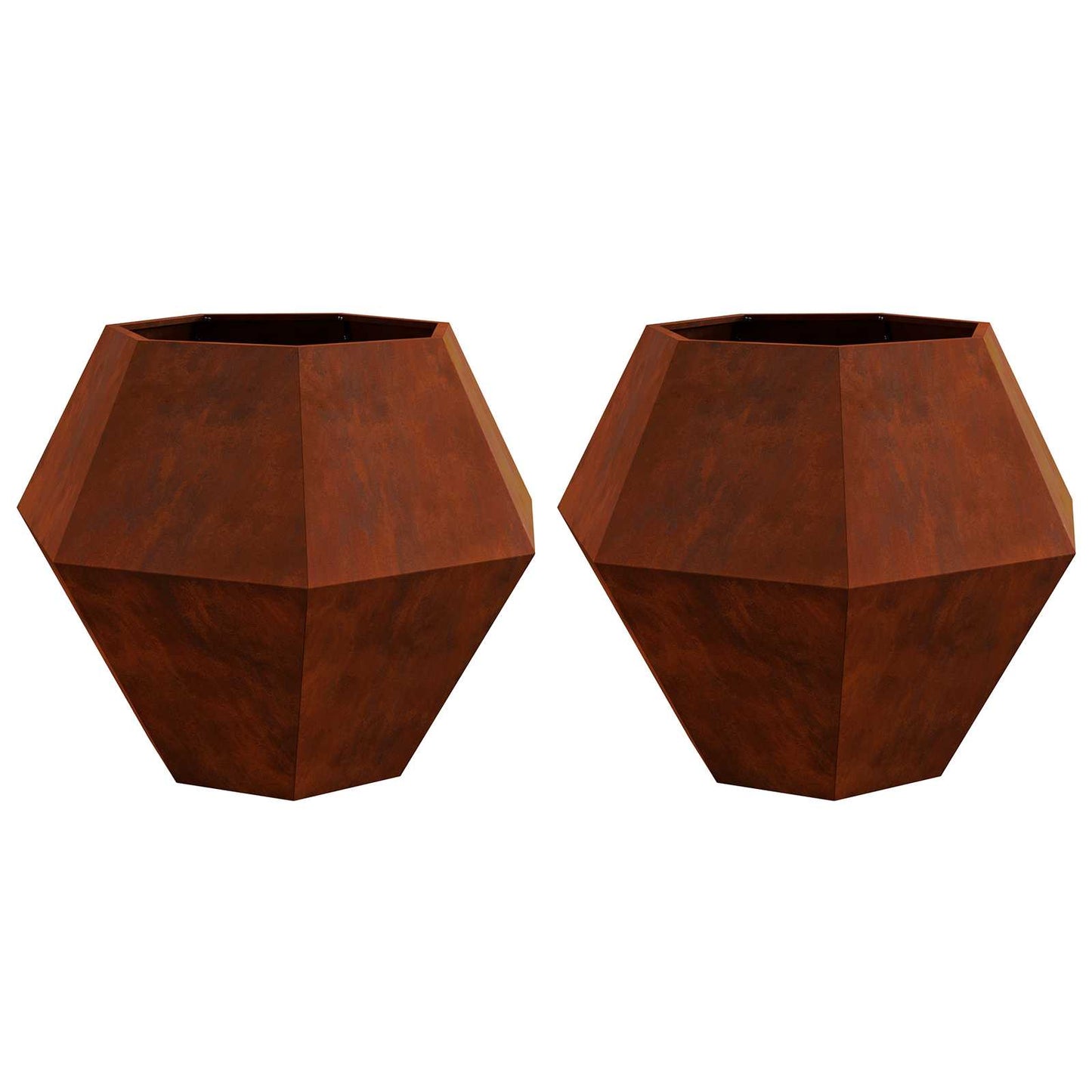 Lovelis 2 pcs Rūdijanti 100 x 100 x 80 cm