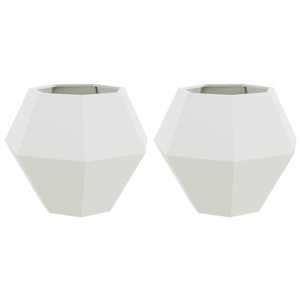 Lovelis 2 pcs Balta 75 x 75 x 60 cm Plienas