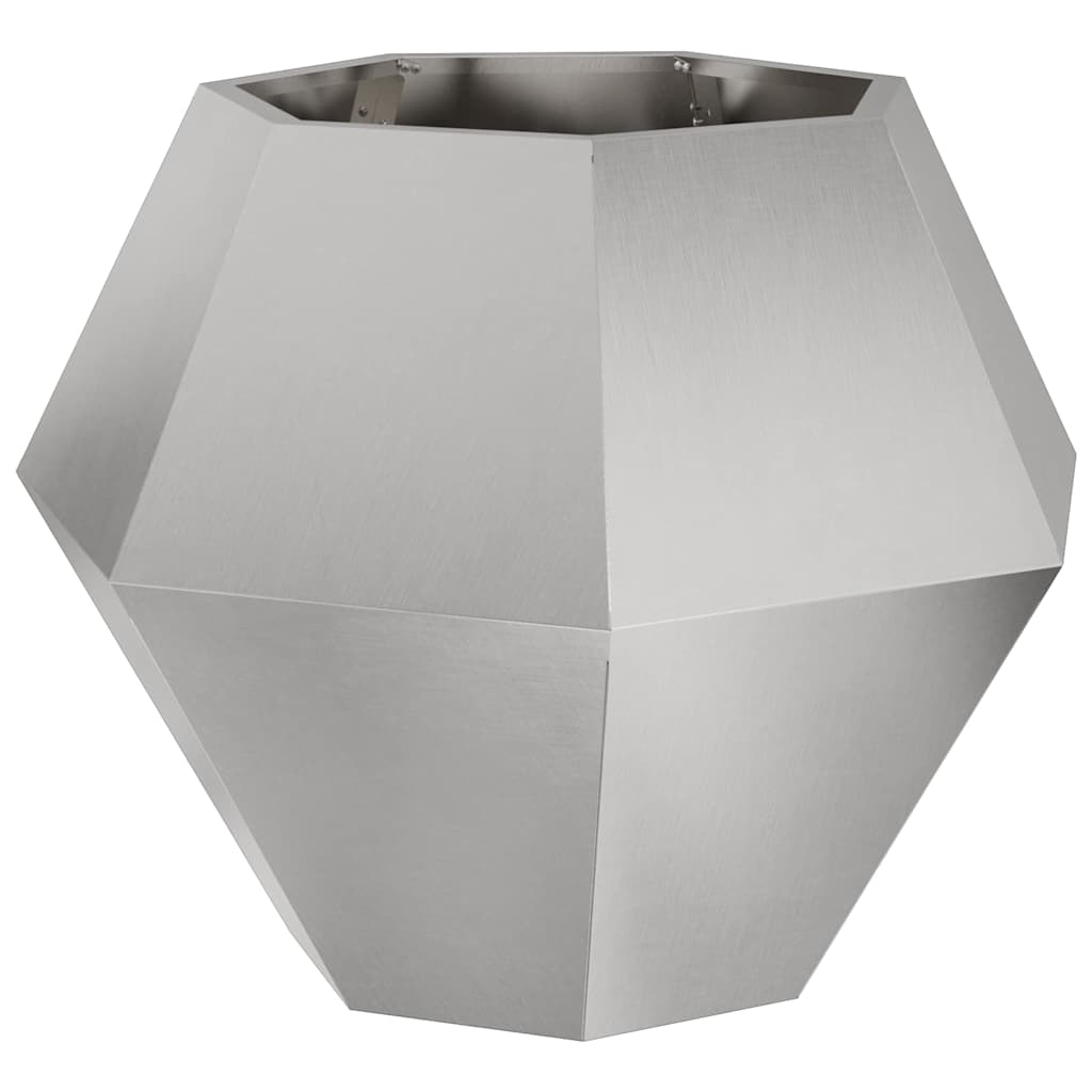 Lovelis 2 pcs Sidabro 75 x 75 x 60 cm Nerūdijantis Plienas
