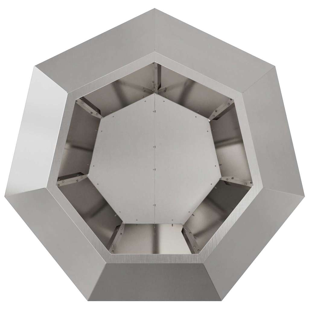 Lovelis 2 pcs Sidabro 75 x 75 x 60 cm Nerūdijantis Plienas