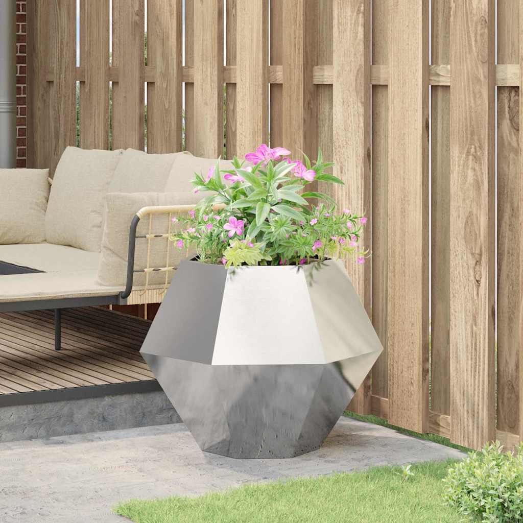 Lovelis Sidabro 75 x 75 x 60 cm Cinkuota plienas