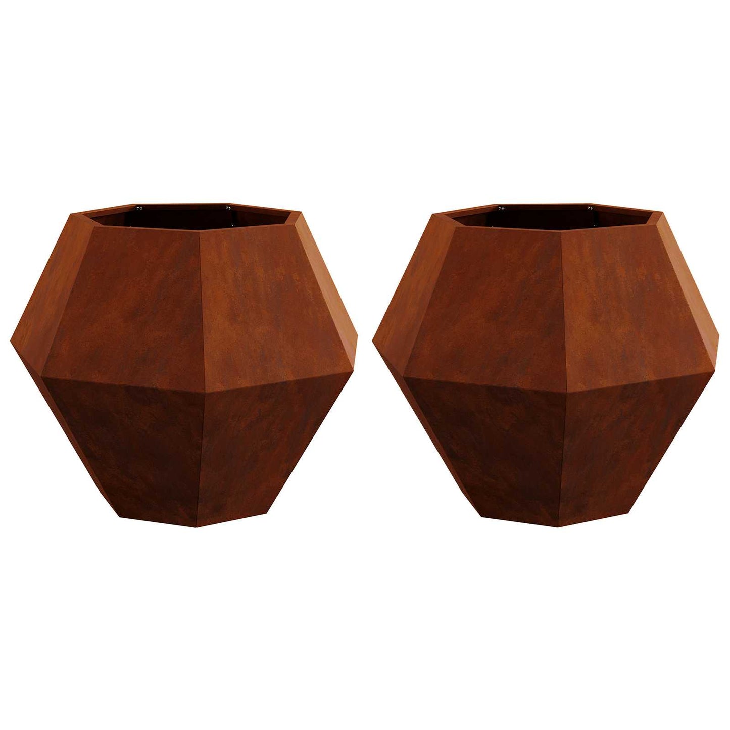 Lovelis 2 pcs Rūdijanti 75 x 75 x 60 cm