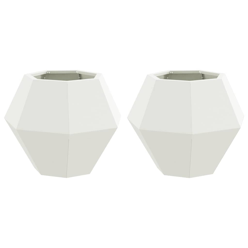 Lovelis 2 pcs Balta 50 x 50 x 40 cm Plienas