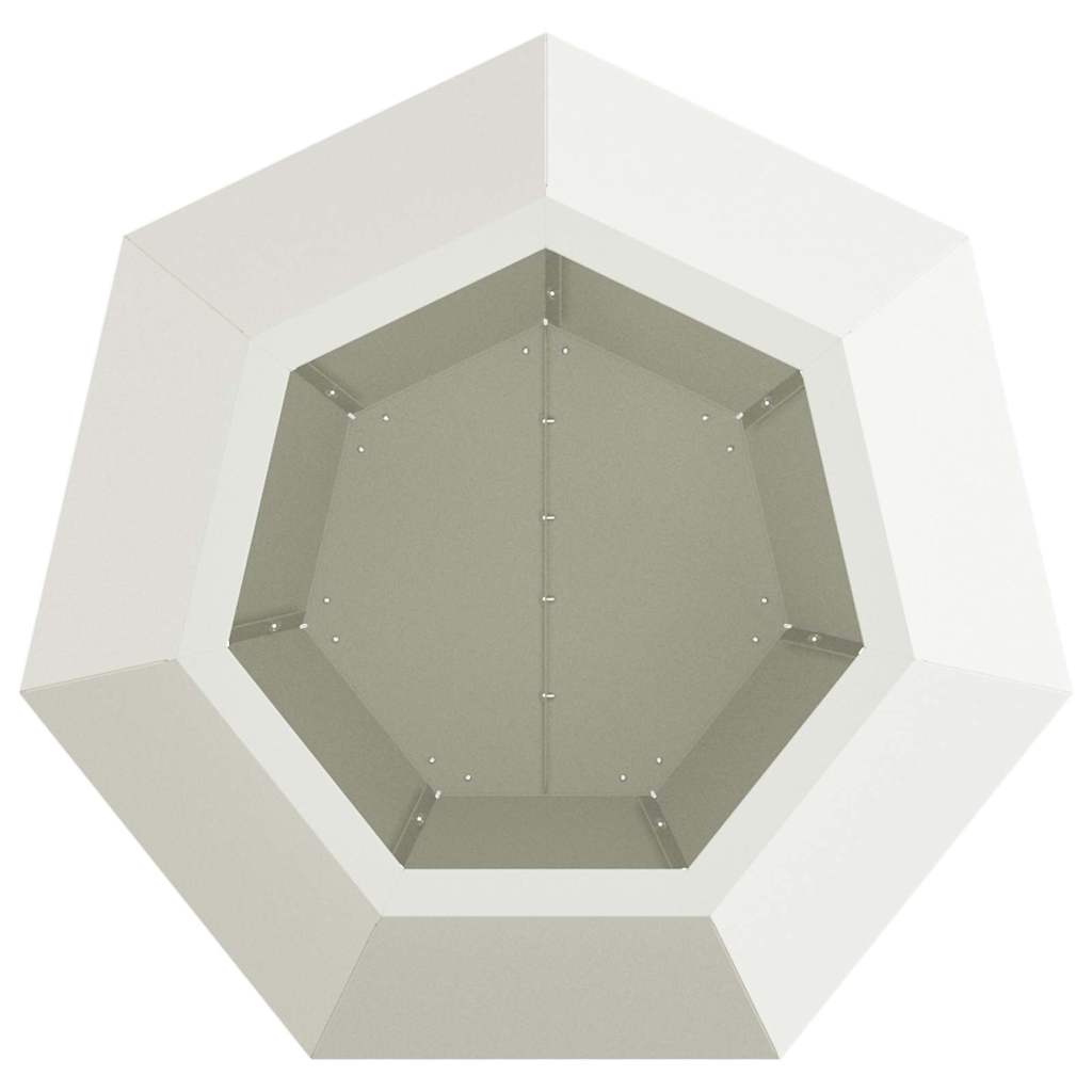 Lovelis 2 pcs Balta 50 x 50 x 40 cm Plienas