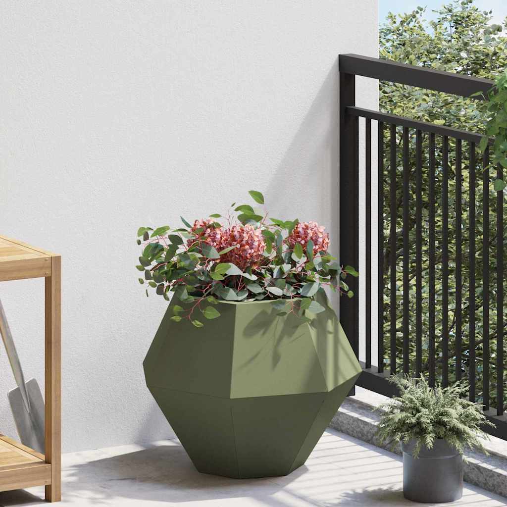 Lovelis 2 pcs Alyvuogių žalia 50 x 50 x 40 cm Plienas