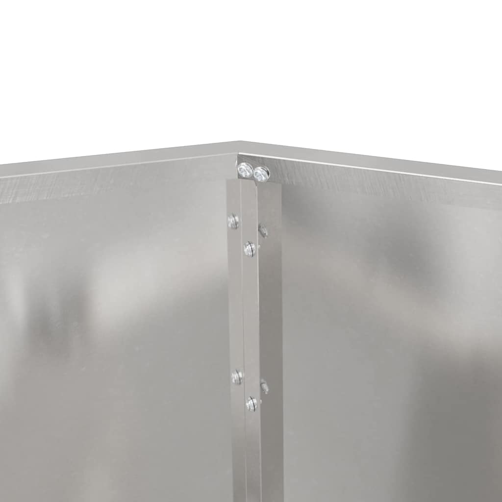Lovelis 2 pcs Sidabro 50 x 50 x 40 cm Nerūdijantis Plienas