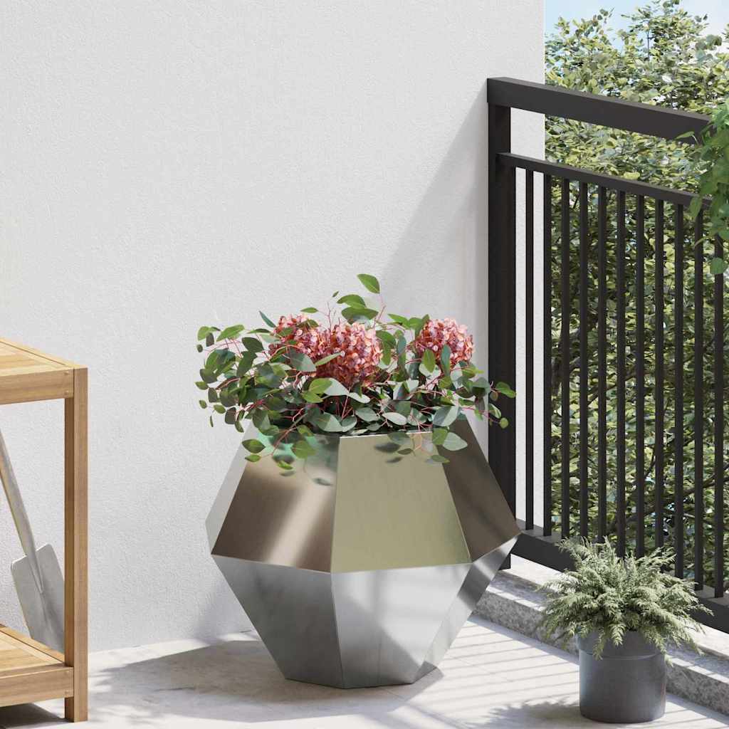 Lovelis 2 pcs Sidabro 50 x 50 x 40 cm Cinkuota plienas